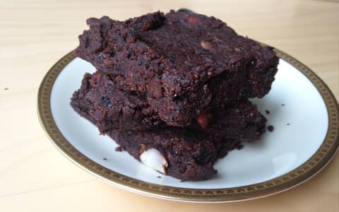 Schoko-Fudge-Kuchen-Brownie
