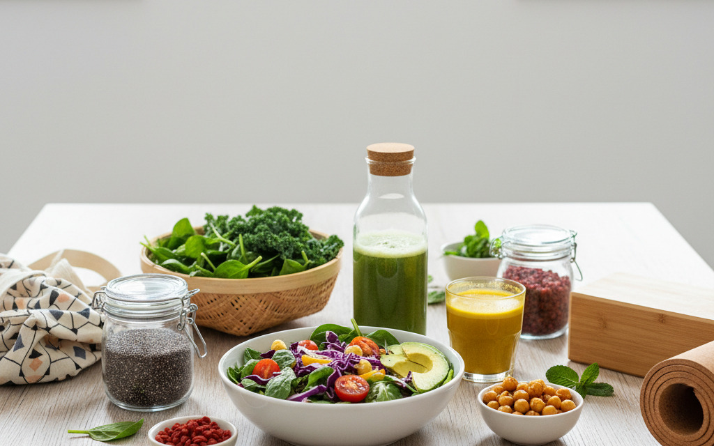 1. veganer Single-Event mit Yoga & Outdooraktivitäten