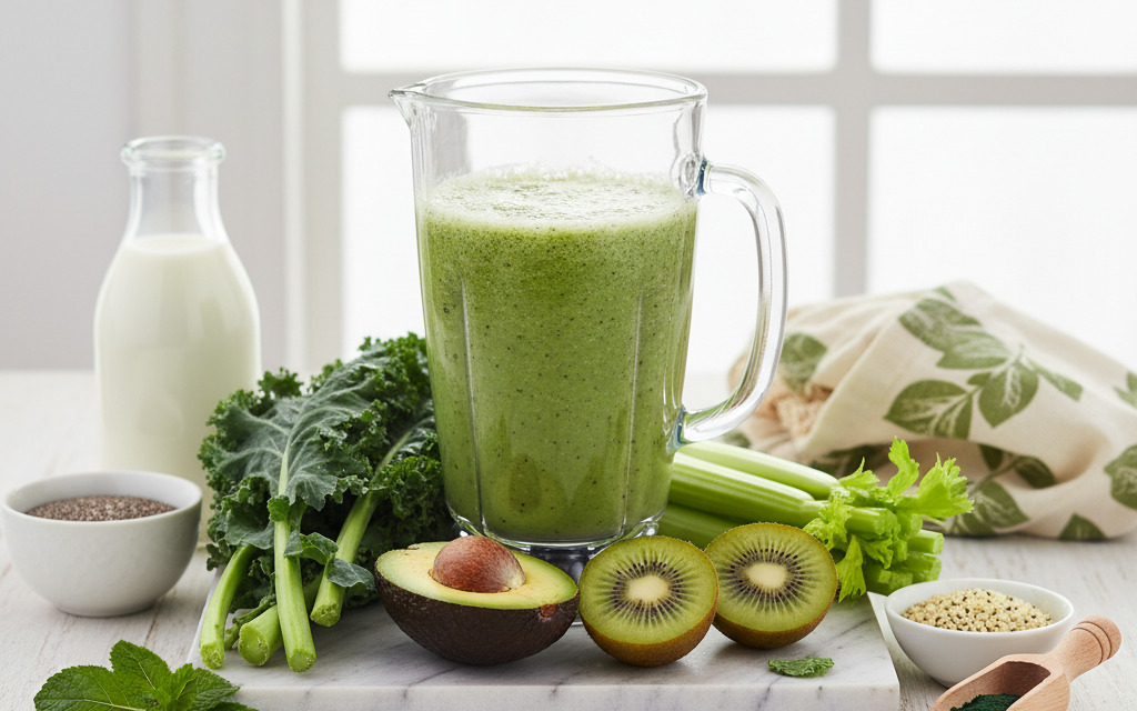 Das Geheimnis der besten grünen Smoothies
