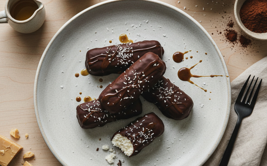 Vegane Rohköstliche Bounty-Riegel selbstgemacht