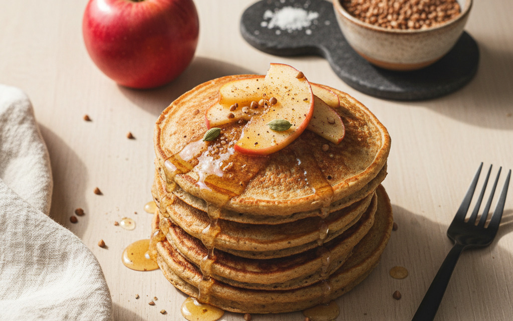 Leckere Vegane Buchweizen-Pancakes