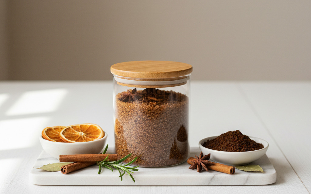 DIY weihnachtlicher Bodyscrub Brown Sugar and Spice