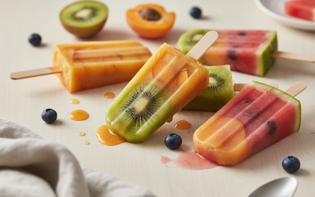 Bunte Abkühlung: DIY Eis am Stiel