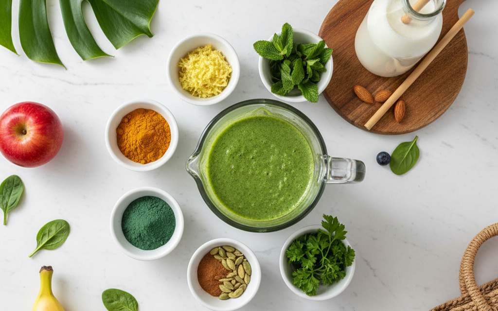 7 Gewürze und Kräuter für extra gesunde Smoothies