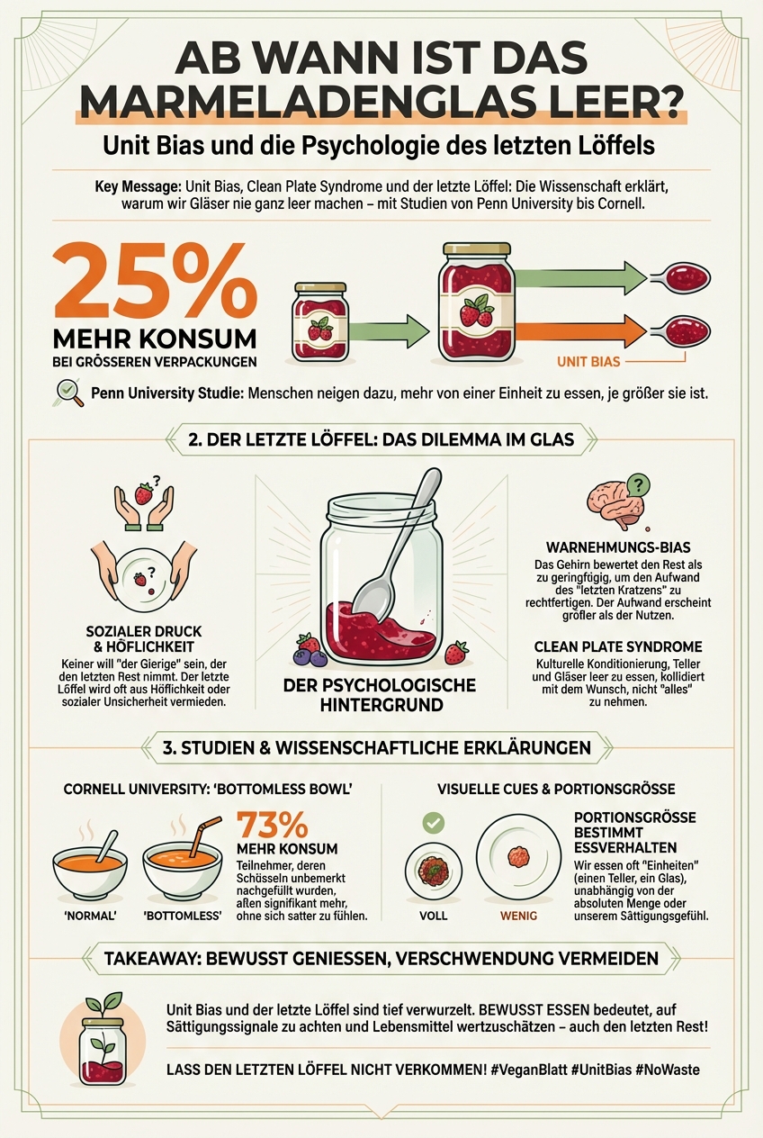 Infographic: Ab wann ist das Marmeladenglas leer?