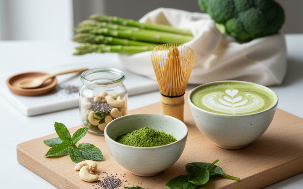 Grüne Küche: Kochen mit Matcha