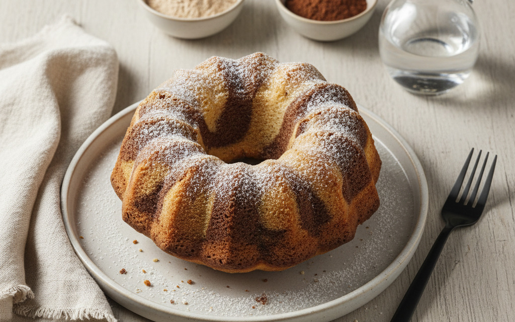 Ein Klassiker vegan & vollwertig: Marmorkuchen bzw. -gugelhupf