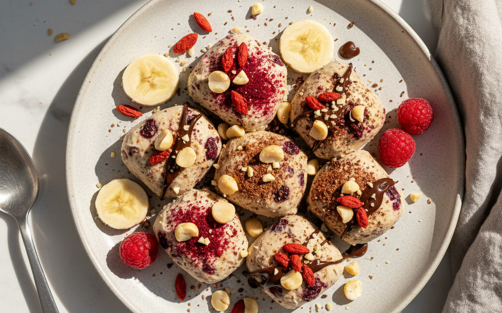 Veganes Rohköstliches Eiskonfekt
