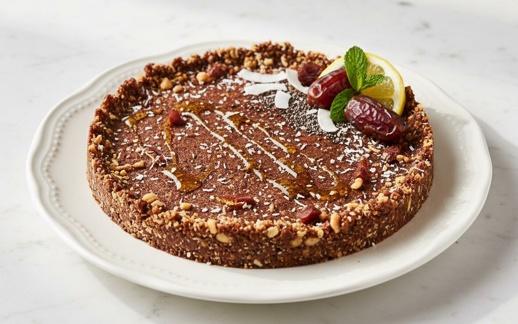 Roh-köstlicher Kuchenboden