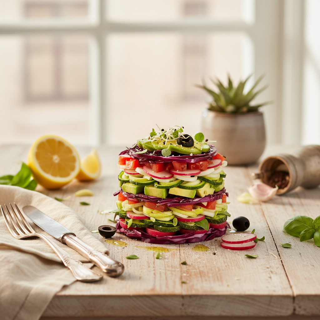 Rohkost-Veganer Power-Tower
