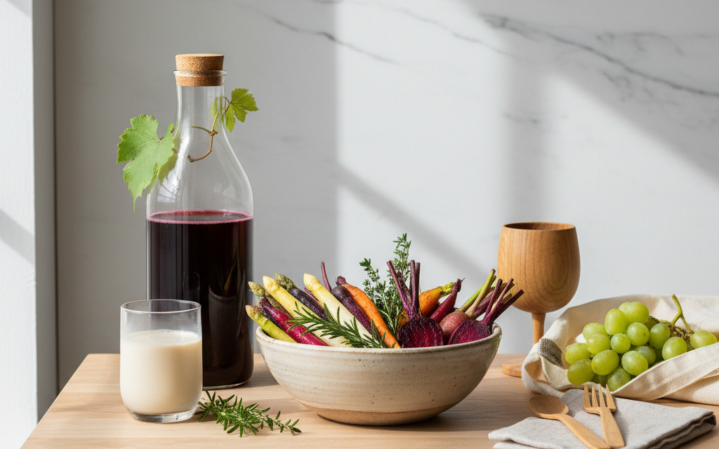 Vegan im Heurigen: Weingut Feuerwehr Wagner