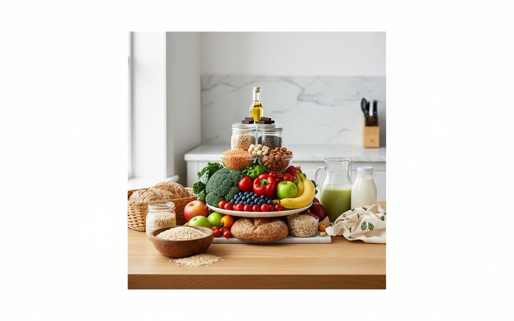 Vegane Ernährungspyramide