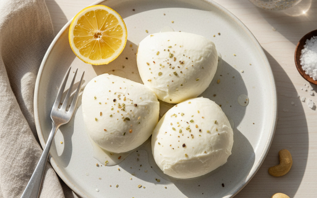 Veganer Mozzarella selbstgemacht