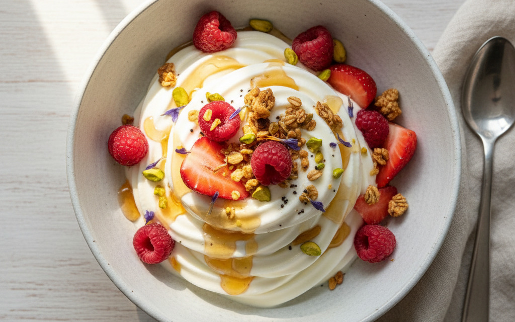 Veganes Frozen Yoghurt selbstgemacht