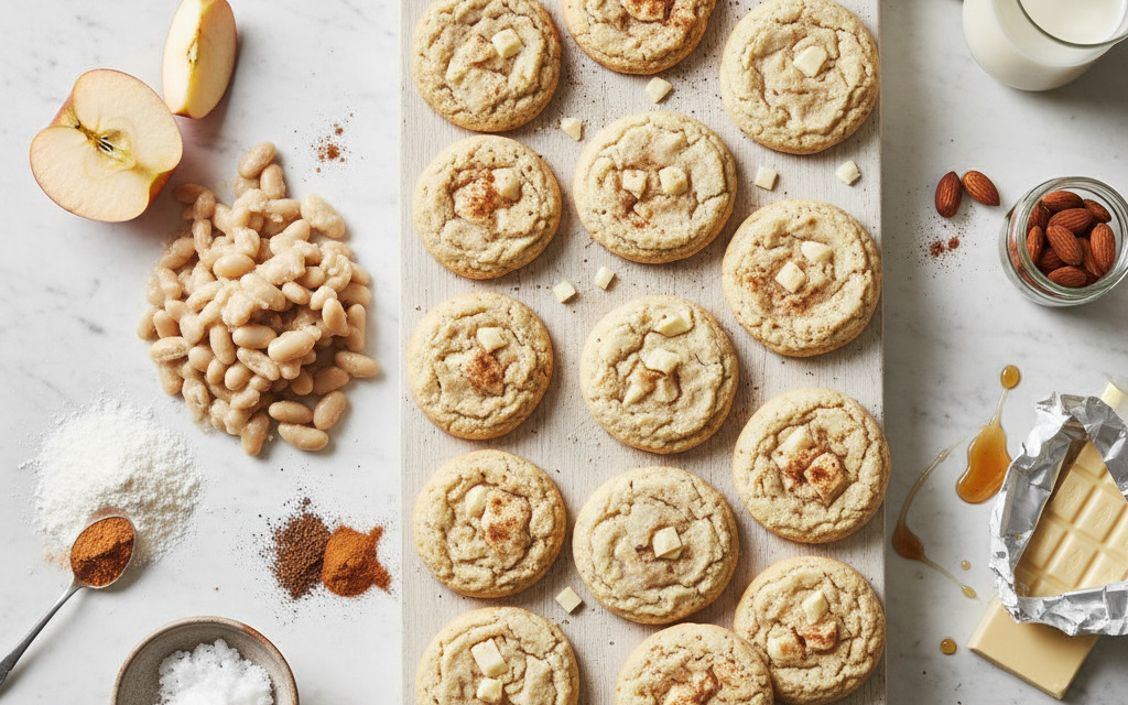 Vegane Weiße Vanille Cookies mit geheimer Zutat