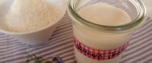 Selbstgemachtes Kokosnuss-Joghurt mit Rejuvelac