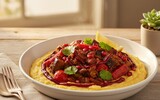 ai/ai auberginen gulasch polenta