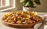 ai/ai bohnen salat zitrusdressing