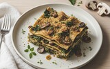 ai/ai brennnessel lasagne mit pilzen