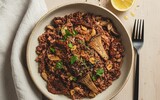 ai/ai carmargue reis mit pilzen