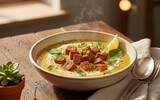 ai/ai gemuesecremesuppe mit tempeh