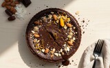 ai/ai schoko tarte mit mandeln