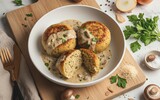 ai/ai vegane fluffige semmelknoedel