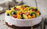 ai/ai vegane geburtstagstorte