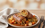 ai/ai vegane rouladen mit wurzelgemuese