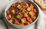 ai/ai veganes raeuchertofu gulasch