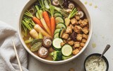 ai/ai veganes suppenfondue